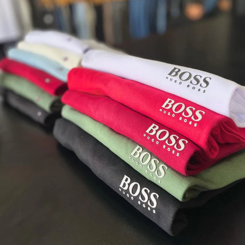 COMPRA 3 Y LLEVA 5 CAMISETAS HUGO BOSS + PERFUME AQUA DI GIO REGALO
